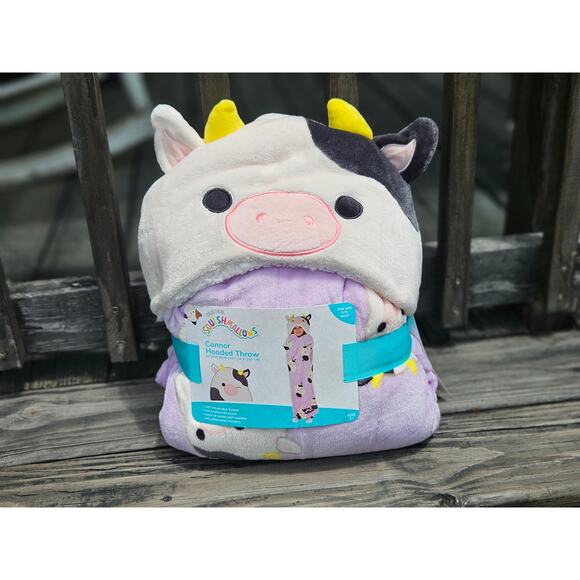 Squishmallows Connor Hooded Throw 50x40 - Picture 1 of 6